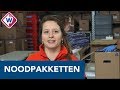 Noodpakketten ingepakt bij Rode Kruis in Boskoop - OMROEP WEST
