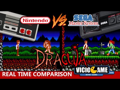 🎮 Dracula (NES Vs Master System) Real Time Comparison