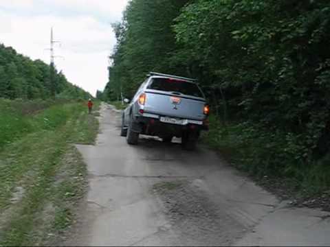 L200 Triton Ironman suspension travel test (Бронницкий автополигон)