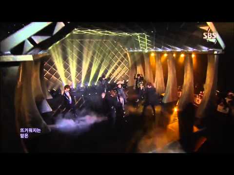 130113 Boyfriend - Standing with U + I Yah @ SBS Inkigayo Comeback Stage