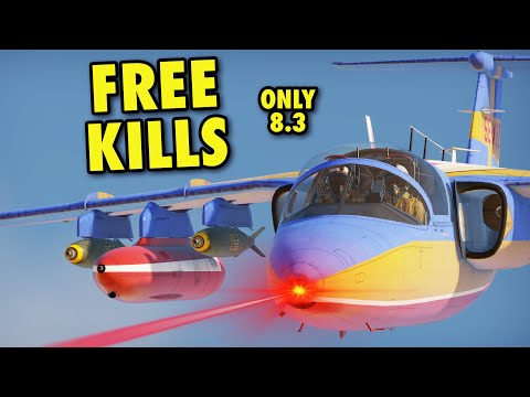 THE BEST CAS PLANE RIGHT NOW IS SWEDISH - SAAB-105G in War Thunder