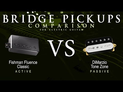 Fishman FLUENCE CLASSIC vs DiMarzio TONE ZONE - Bridge Pickup Guitar Tone Comparison Demo