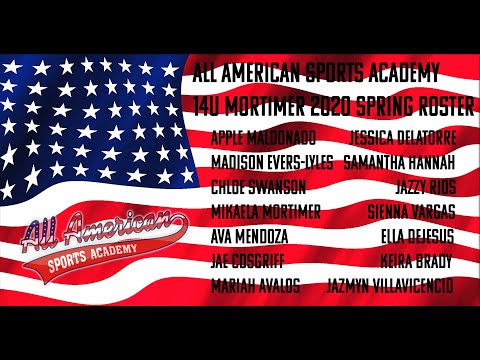 All American Sports Academy 14u Mortimer - 2020 Spring Roster Announcement