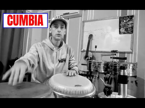 Nacho Giusti - Cumbia Patrones Básicos #2 - Congas - Percussion Paterns Lesson Tutorial