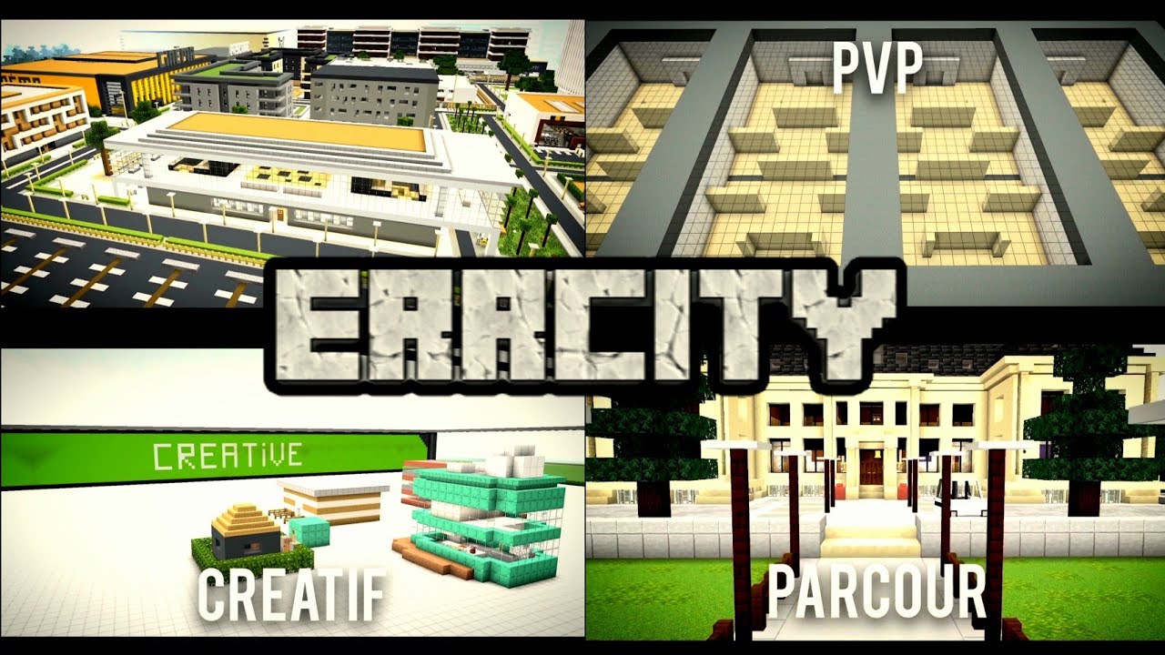 Aperçu vidéo de ErrCity - PVP/Sumo/Parkour/Créatif/Ville