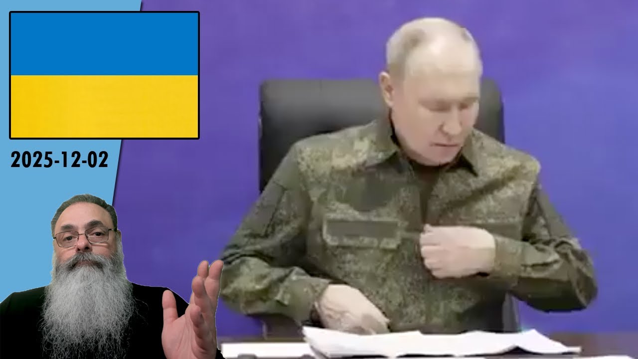 #Ucrânia 2025-12-02: INCAPAZ de CONQUISTAR MILITARMENTE, PUTIN tenta MENTIR sobre POKROVSK