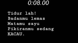 Download lagu Tidurlah!!! Badanmu Lemas! (Story WA) mp3