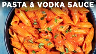 Pasta Chips With Vodka Sauce