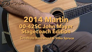 Video thumbnail for Dream Guitars - 2014 Martin 00-42SC John Mayer Stagecoach Edition, Cocobolo & Sitka Spruce #guitar by Dream Guitars