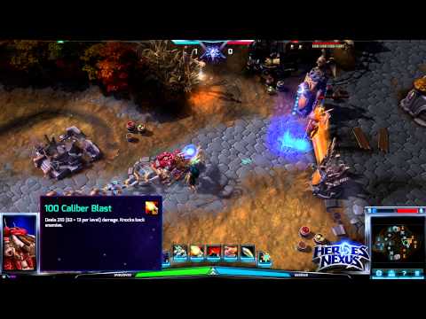 Sgt. Hammer Abilities Preview - Heroes of the Storm Alpha