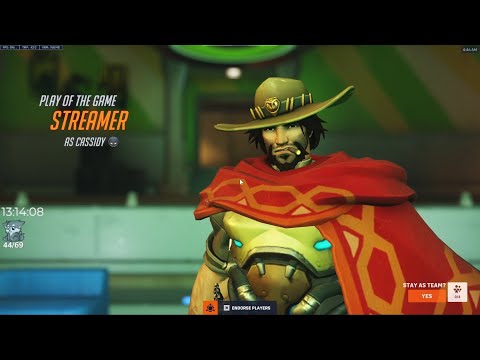 POTG! THIS IS HOW THE BEST CASSIDY LOOKS LIKE - IDDQD CASSIDY GAMEPLAY OVERWATCH 2 SEASON 10