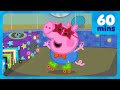 George Pig Takes The Dance Floor 🪩 Roller Disco Night 🪩 Peppa Pig Full Episodes 60 Min Kids Vi