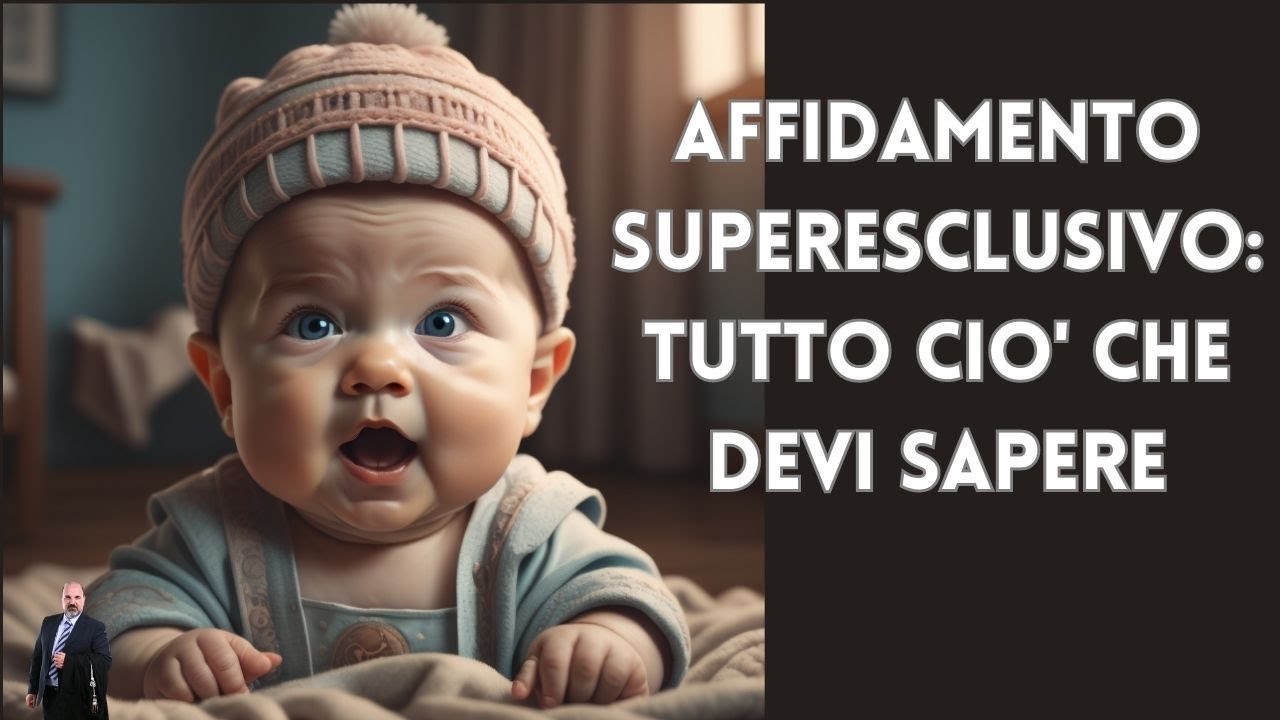 Affidamento SUPERESCLUSIVO. Tutto ciò che devi SAPERE