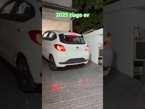 Tata Tiago EV White Color | On Road Run View Real Driving Experience #tata #tiagoev #hatchback #car