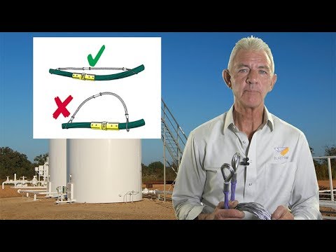 Whipchecks are a safety requirement for equipment