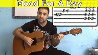 Tutorial: Mood For A Day - Fingerstyle Guitar w/ TAB (Steve Howe)