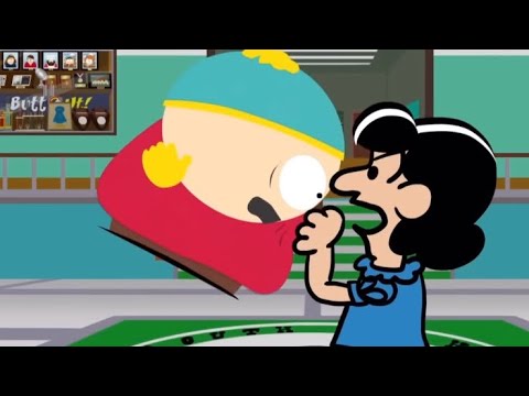 Eric Cartman vs. Charlie Brown, but it's only Lucy Van Pelt's part