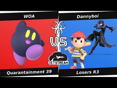 Quarantainment 39 Losers R3 - WOA (Kirby) Vs. Dannyboi (Ness, Joker) Smash Ultimate - SSBU