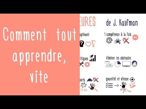 Comment tout apprendre, vite : les 20 premières heures de Josh Kaufman