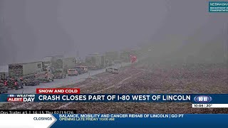 Crash blocks part of I-80 eastbound near Emerald- 10 p.m.