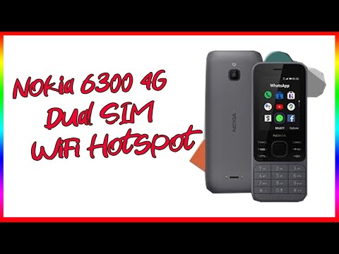 Nokia 6300 4G   Unlocked   Dual SIM   WiFi Hotspot   Social Apps   Google Maps and Assis