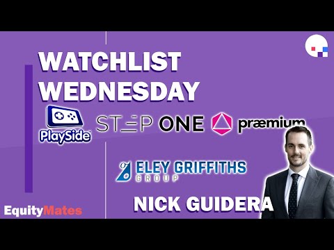 Watchlist Wednesday | PlaySide Studios (PLY), Praemium (PPS) & Step One (STP) | w/ Nick Guidera