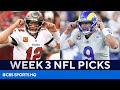 Week 3 NFL Picks: Eagles at Cowboys, Bucs at Rams, & MORE | CBS Sports HQ