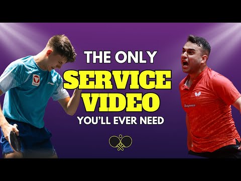 The only SERVICE TUTORIAL you'll EVER need 🏓  | Andreas Levenko Table Tennis
