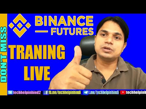 Binance Futures Full Training tutorial Live by Tech Help In Hindi Video