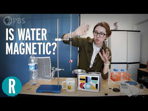 Magnets Can Bend Water