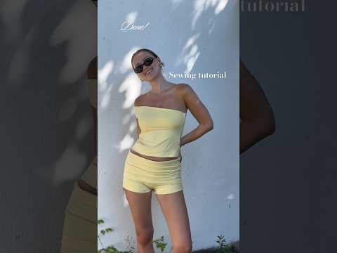 Mini Shorts sewing tutorial ✨ no pattern needed #sewing #sewingtutorial