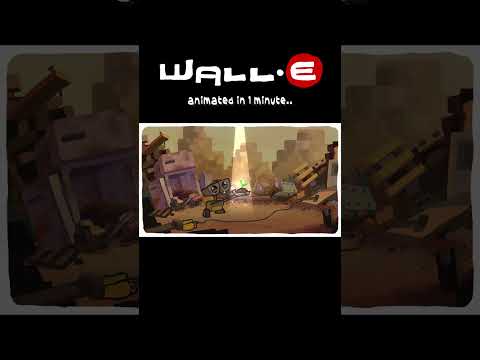 WALL-E in ONE MINUTE #shorts