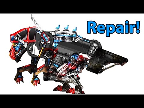 Repair! Dino Robot #4: Megalosaurus (4 Color Modes) | Eftsei Gaming