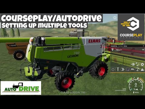 COURSEPLAY/AUTODRIVE FIELDWORK MULTIPLE TOOLS