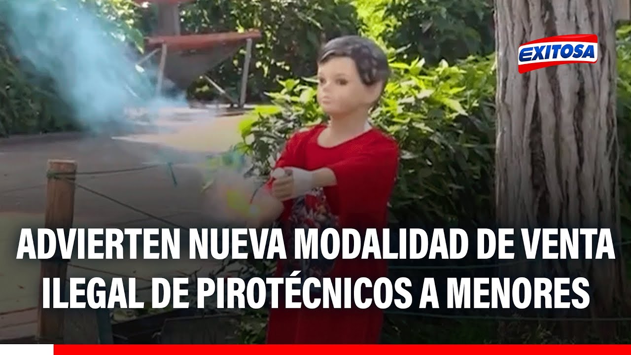 🔴🔵 Sucamec ALERTA que sujetos venden PIROTÉCNICOS ILEGALMENTE a menores de edad en Lince
