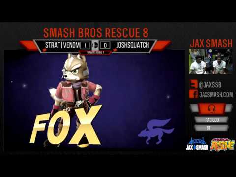Jax Smash Weekly 4/14/16 - STRAT | Venom(Fox) Vs. Joshsquatch(Marth) WR2