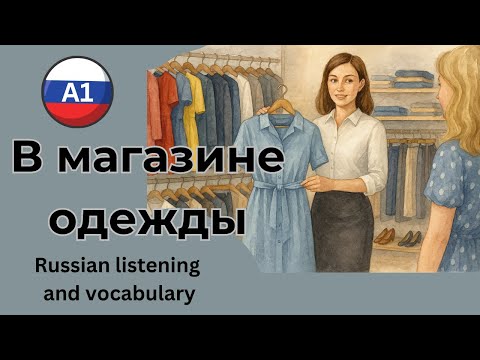 🎀 New Dress for the Party – Simple Russian Story for Beginners (A1)
