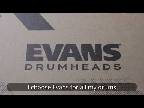 Changing old drumhead for Evans EMAD Heavyweight 22"