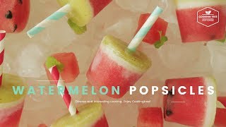 더위야 물러가라~💦 수박 팝시클 만들기,수박 아이스크림 : Watermelon Popsicles Recipe,Watermelon ice cream -Cooking tree 쿠킹트리