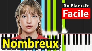 Angèle Piano Nombreux Tuto Facile karaoké Lyrics