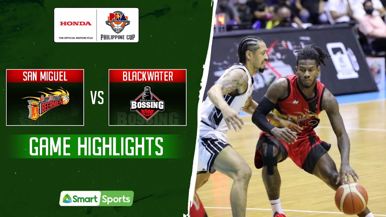 SAN MIGUEL def BLACKWATER | Honda 47th Season PBA Philippine Cup