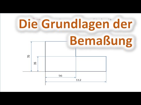 Bemaßen von Werkstücken - Schritt für Schritt-Anleitung