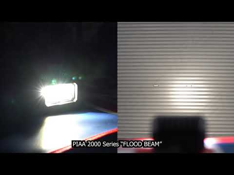 รีวิว ไฟ LED PIAA 2000Series Flood vs Spot