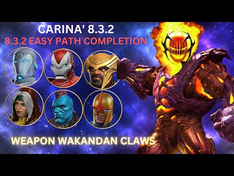 MCOC Act 8.3.2 Easy path Completion with Dormammu Boss  !!! Weapon Wakandan Claw path