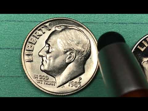 US 1985 Dimes Worth Money?   Let's Look at These United States Coins!
