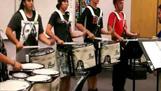 Agua Fria High School Drumline Triplet Diddle