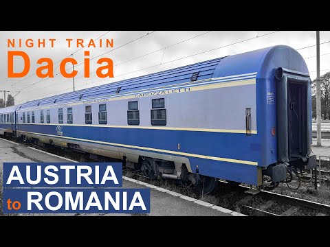 Journey in Private Sleeper Cabin | Night Train Dacia from Vienna to Sighisoara (Austria to Romania)