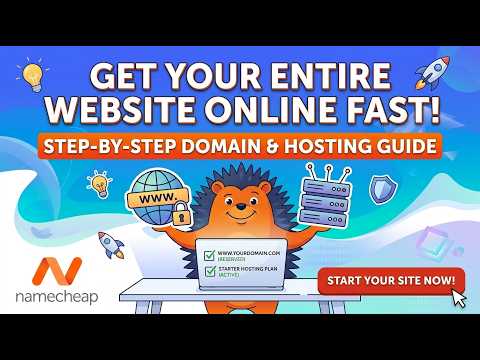 How to buy Domain and Hosting from Namecheap [ 2026 Update ] Get Your WordPress Website Live! — video lesson thumbnail