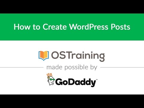 WordPress Beginner Tutorial 7 How to Create WordPress Posts