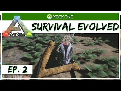 Ark Survival Evolved - Ep 2 - Taming the War Dilo! - Singleplayer Xbox One Gameplay - Let's Play